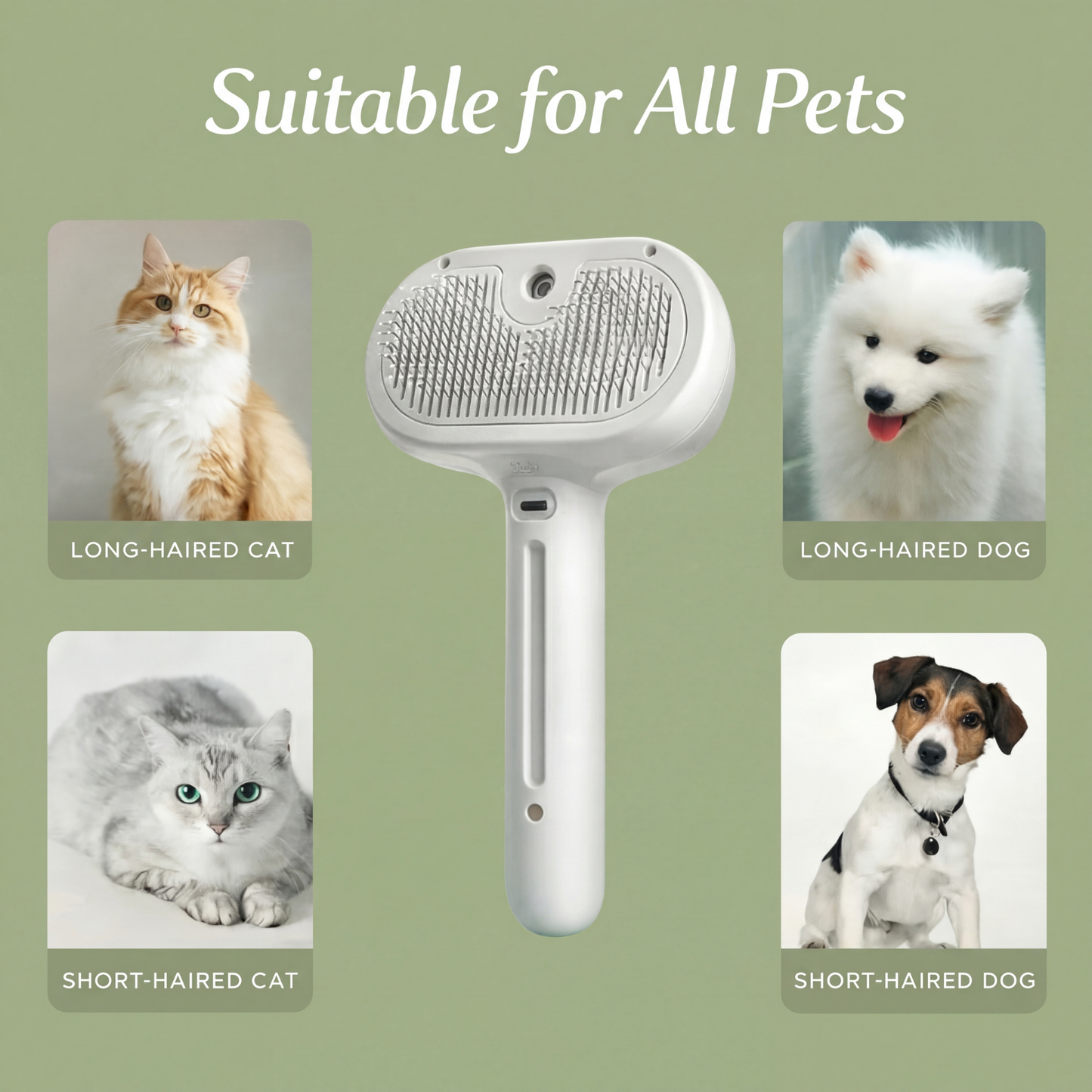Pet Mist Brush + Solution Refills